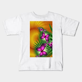 Colourful Butterfly Pattern Kids T-Shirt